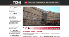 Desktop Screenshot of micros.es