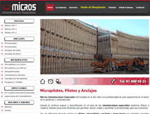 Tablet Screenshot of micros.es