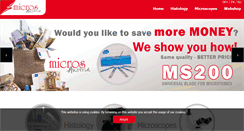Desktop Screenshot of micros.at